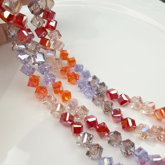 0 0今日新作 斜めキューブ-カラー8ミリシリーズ(0117)