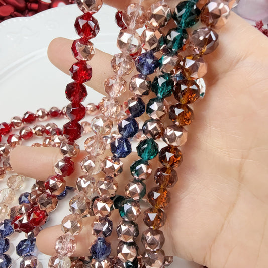 0 0今日新作 ローズシャンパンメッキー8ミリ(1215)