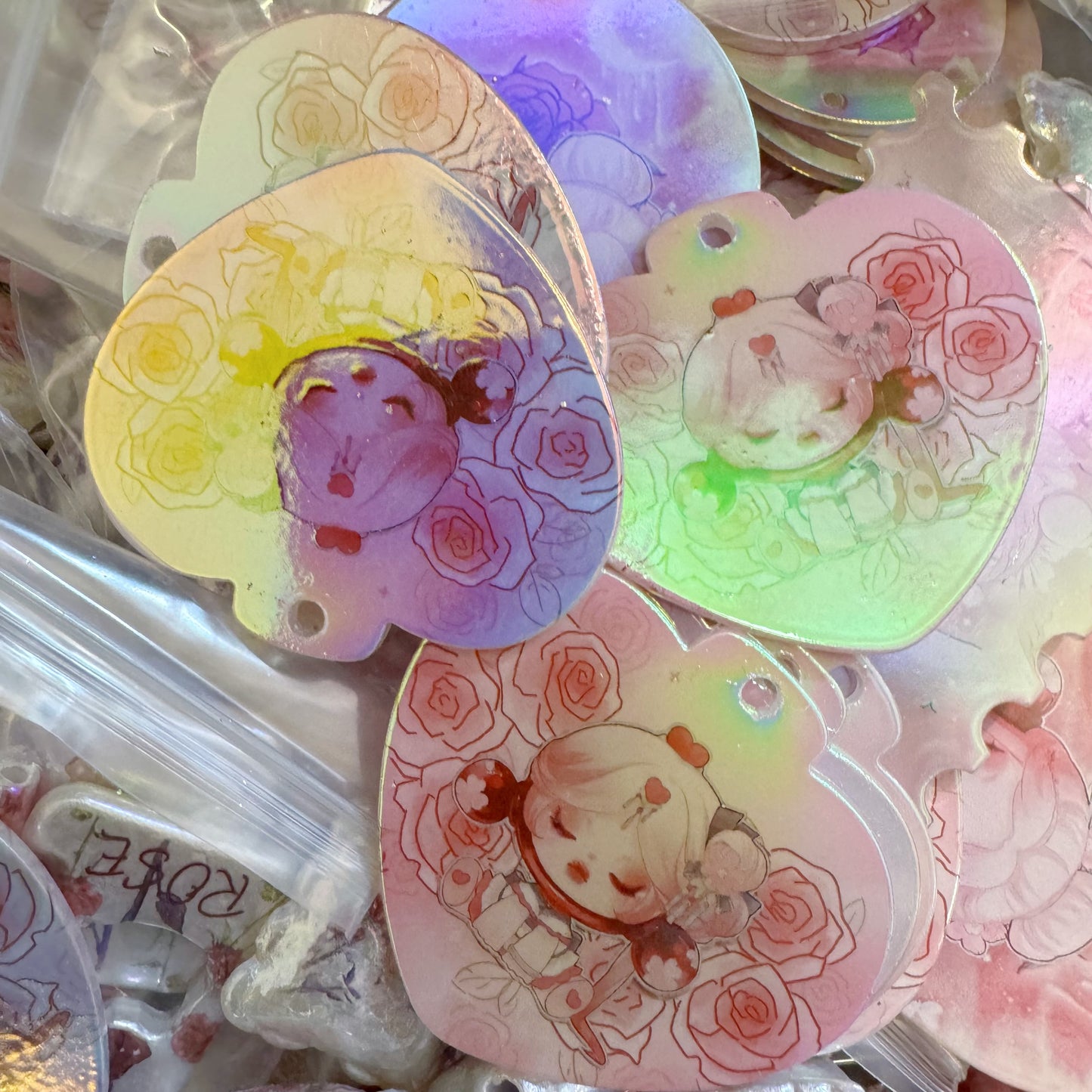 0 今日新作 枯れたローズーSP オーロラマシュマロ キャラアクリル混ぜ(1110)