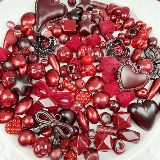 0 0今日新作 赤薔薇 アクリル混ぜ(1225)