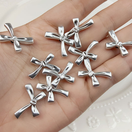 0 0今日新作 合金 真っ直ぐリボン(0120)