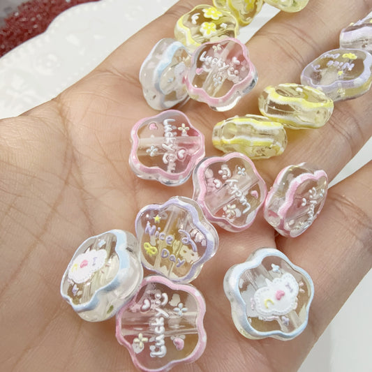 0 0今日新作 枠ありクリア花(0311)