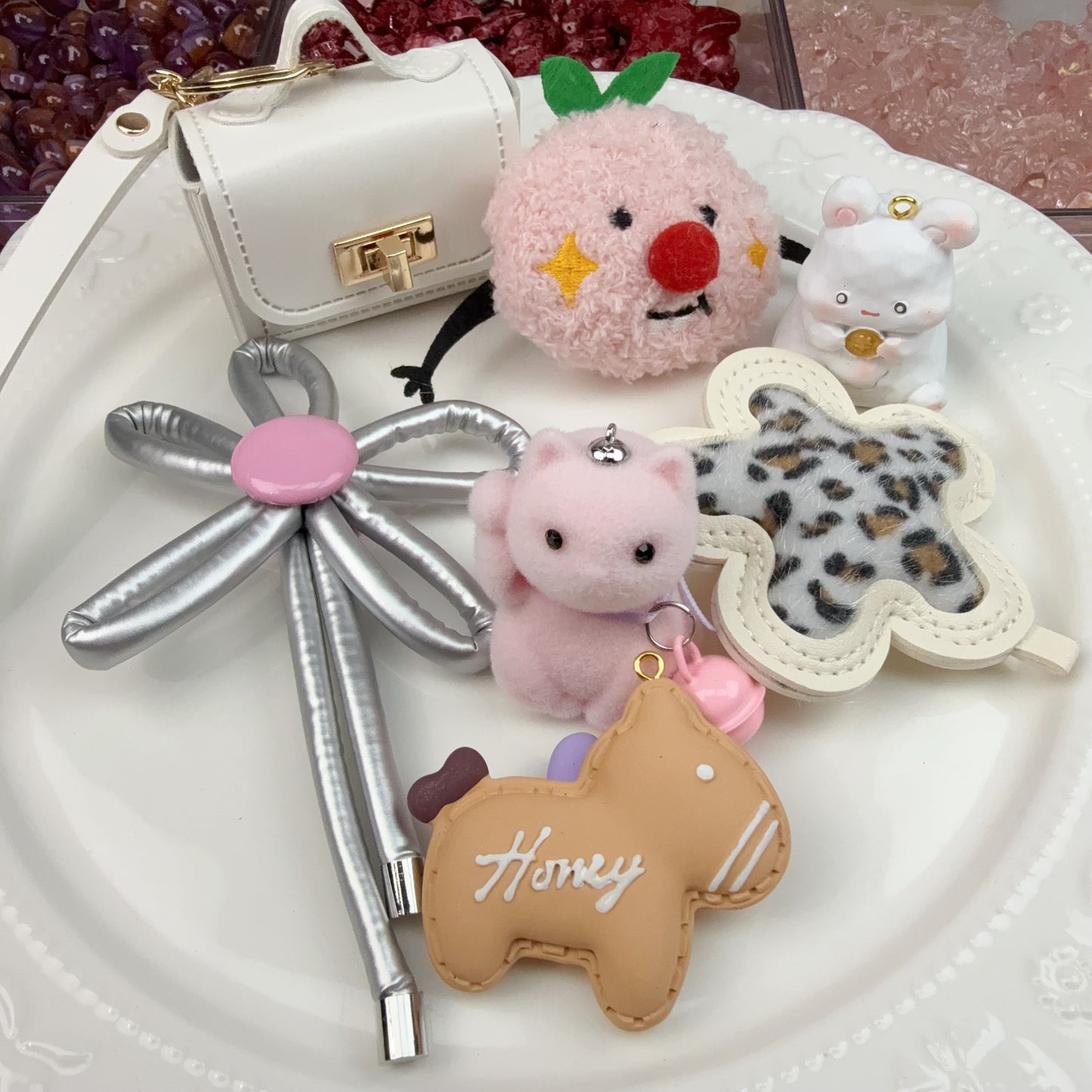 0 0今日新作 ピンクシルバー 大サービス アクリル混ぜ(1207)