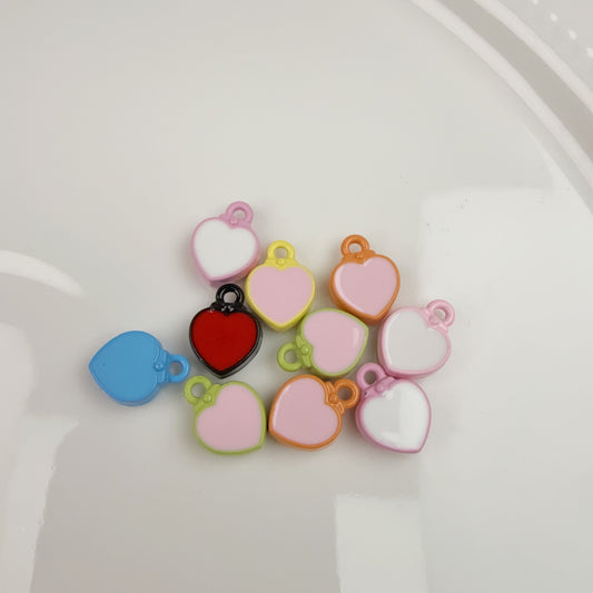 0 0今日新作 合金 カラーカンツキハート(0303)