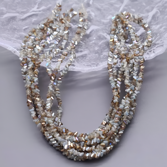 0 0今日新作 3MMパステル三角形カットー4ミリ(0107)