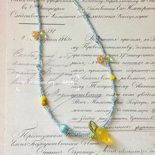 0 0今日新作 チェコビーズ-🍋(0223)