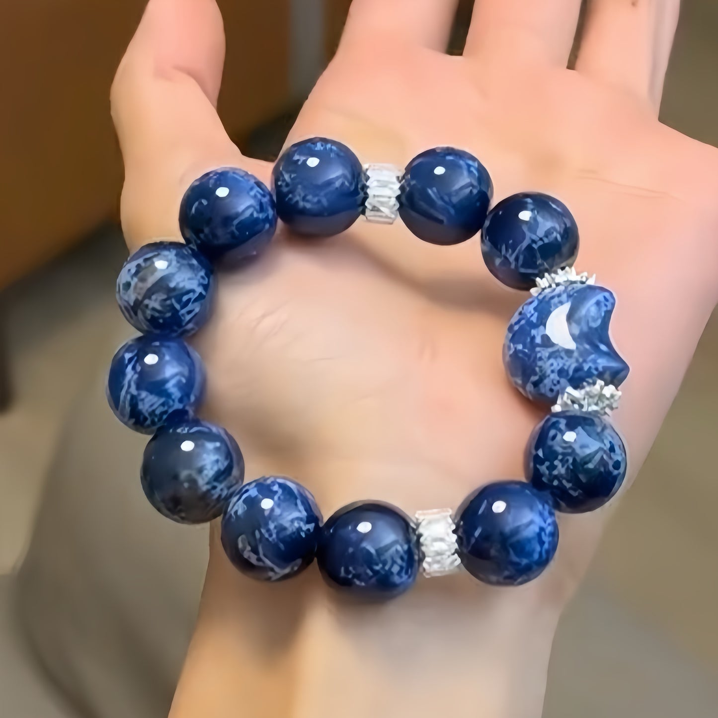 0 0今日新作 幻の花 ガラスビーズ−14ミリ(1012)