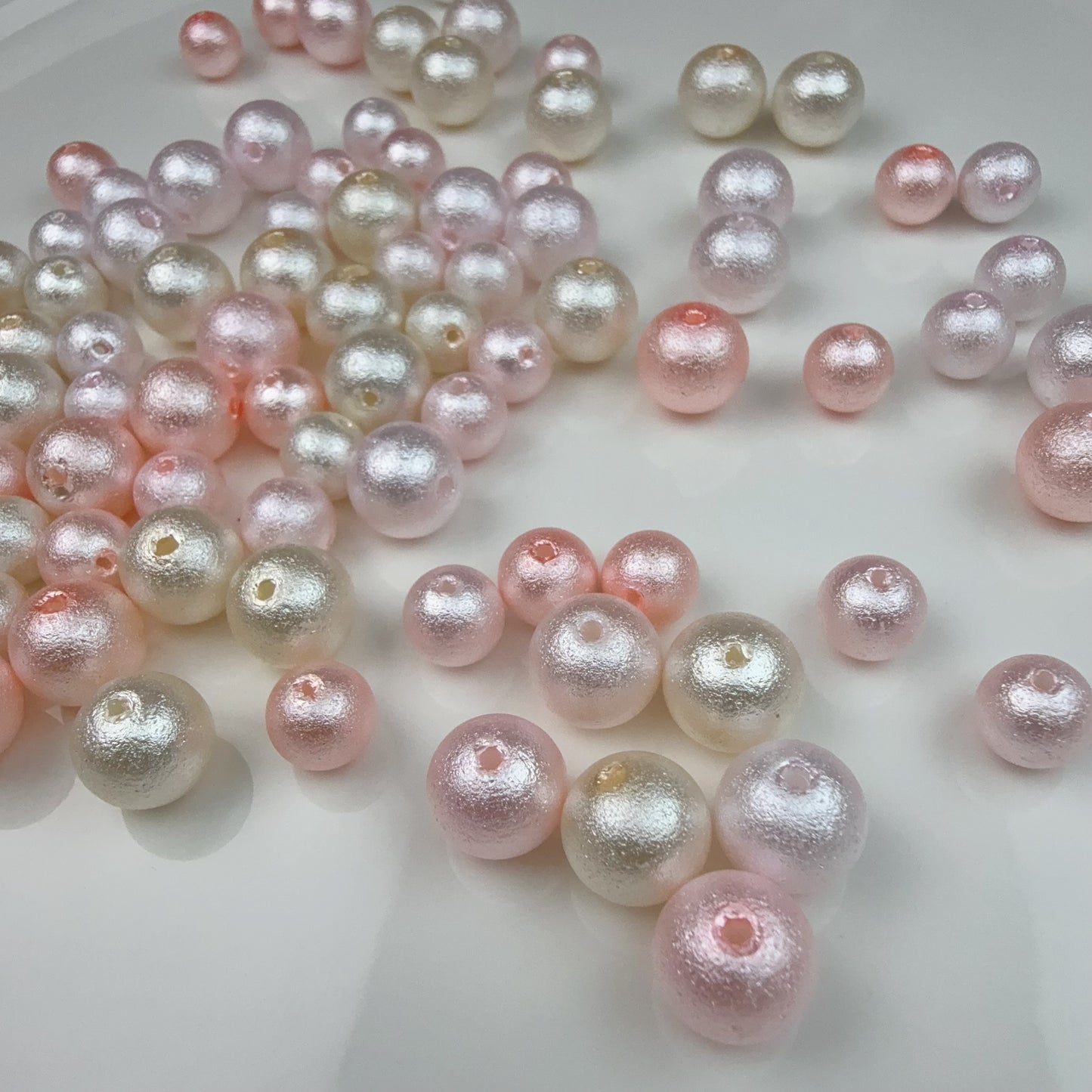 0 0今日新作 コットンガラスパール混ぜ(0305)