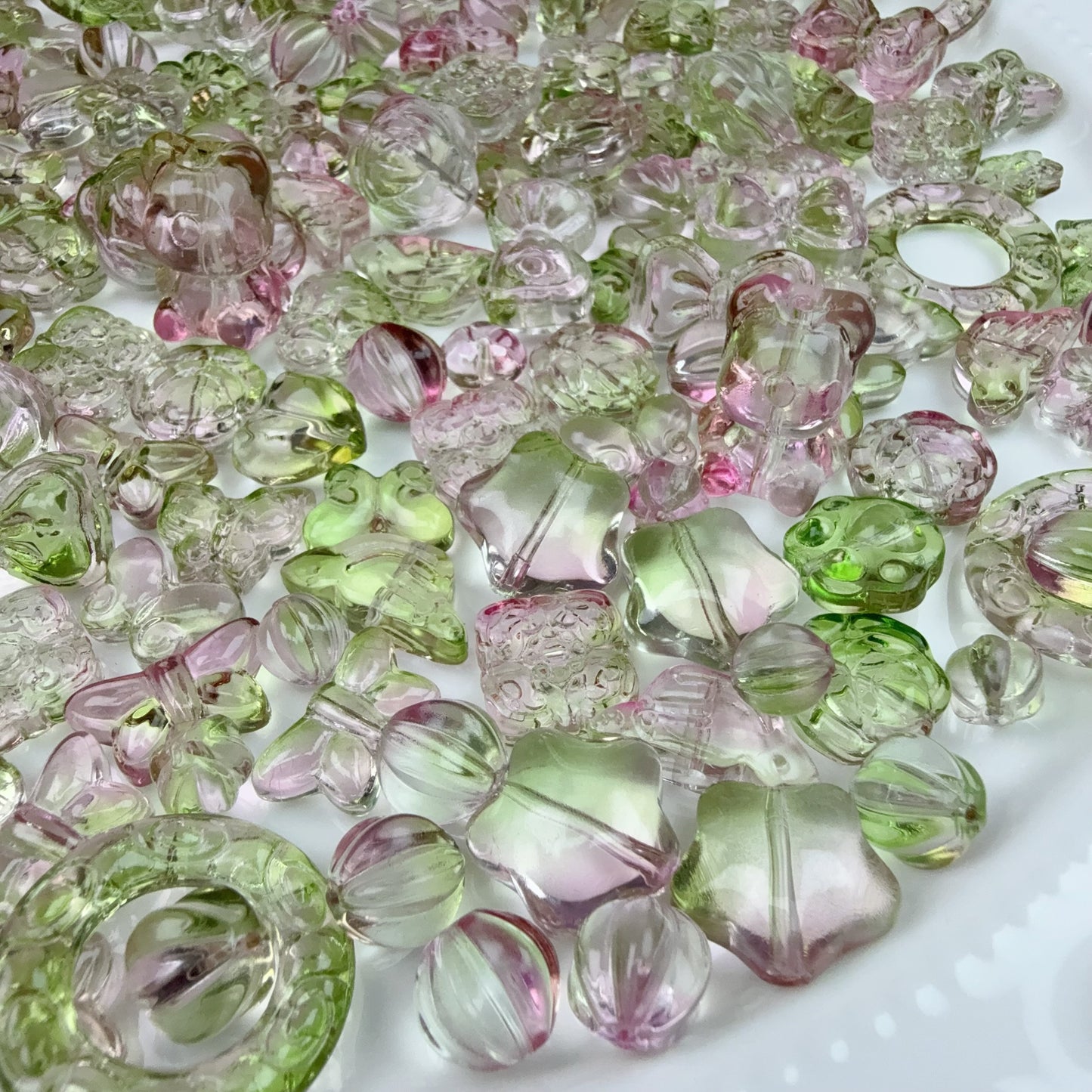 0 0今日新色 ガラスバロックー立体熊(0706)