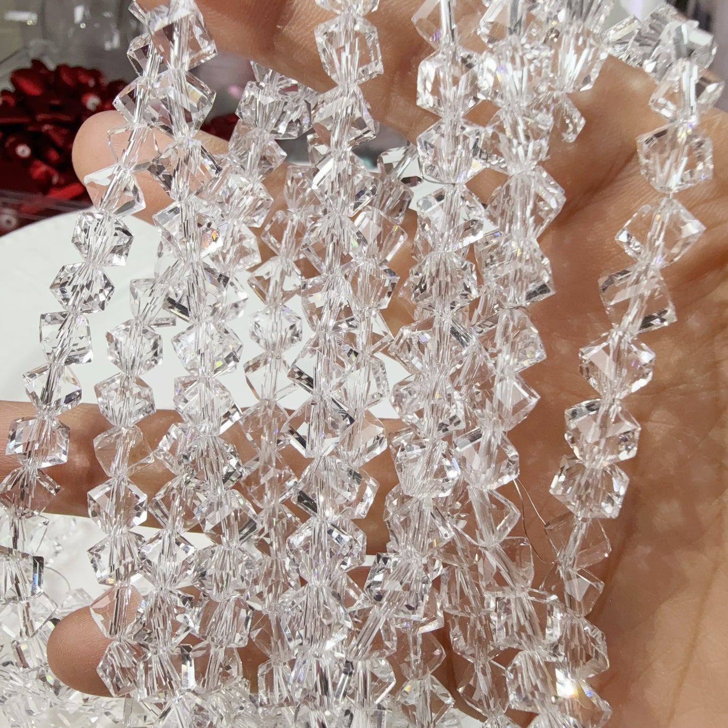 0 0今日新作 斜めキューブ−6ミリ(1219)