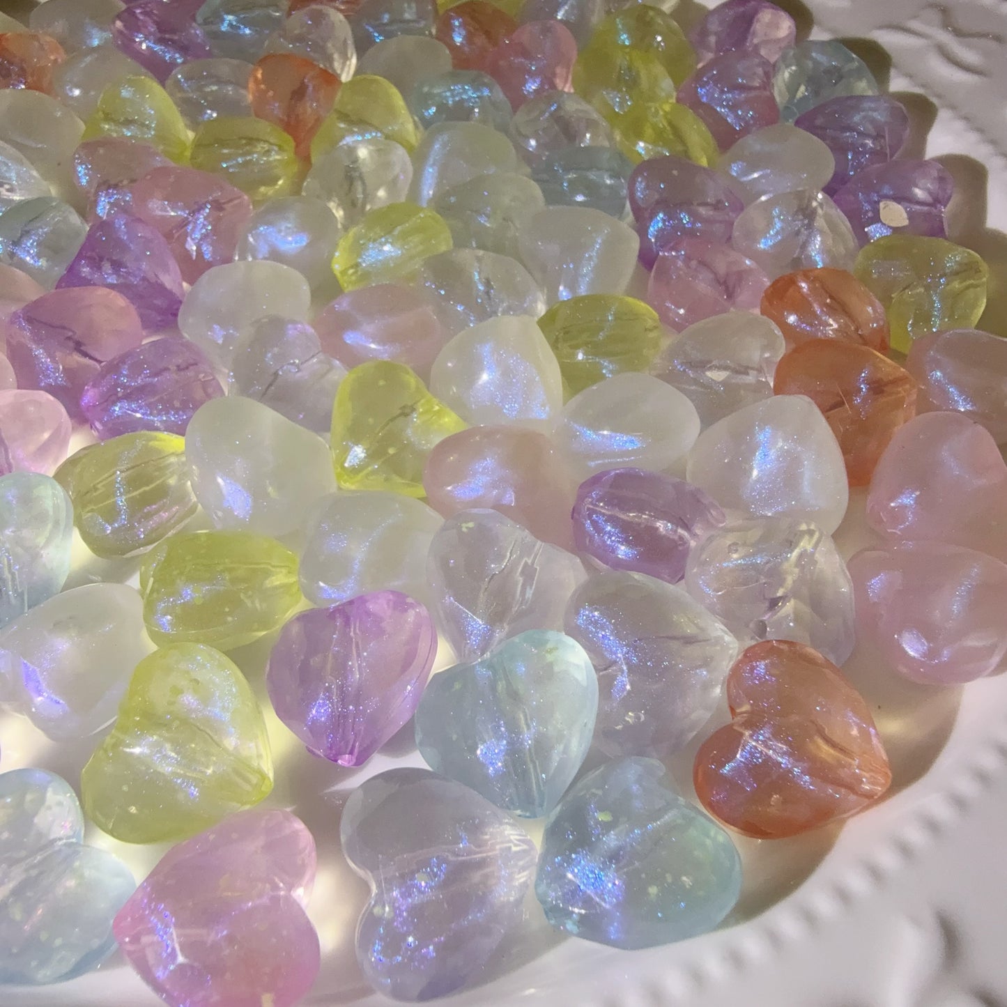 0 今日新作 夜光効果ラメハート(0417)