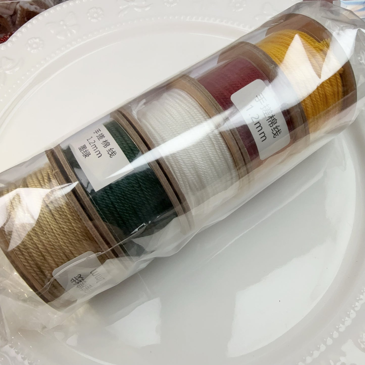 0 0今日新色 手擦り綿糸（1129）