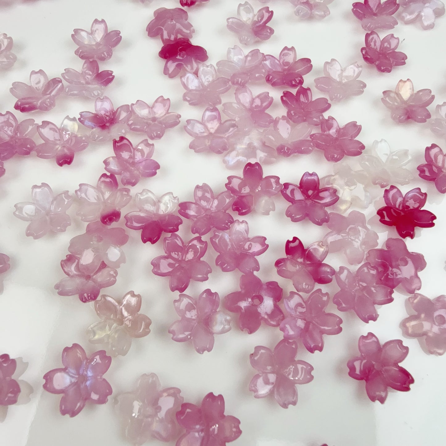 0 0今日新作 12ミリ花混ぜー酢酸 (0301)