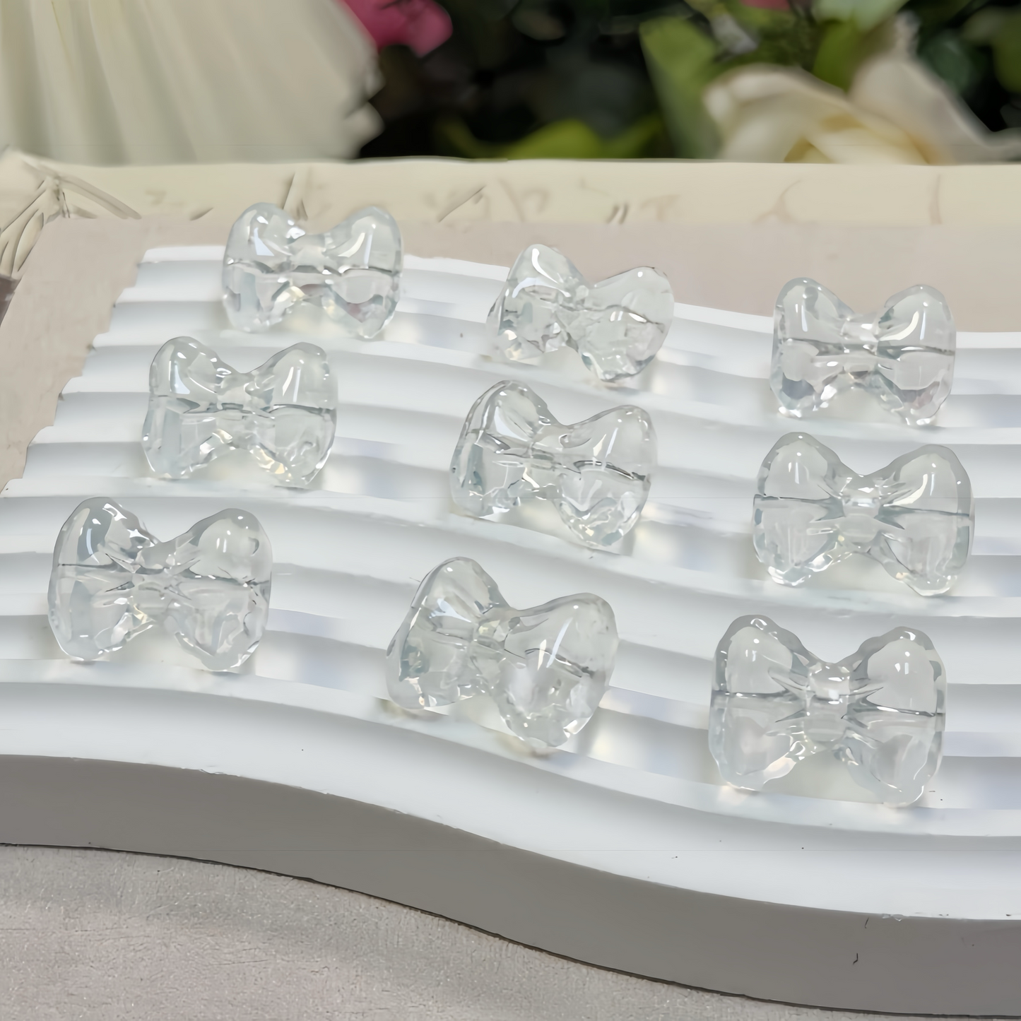 0 0今日新作 ガラスリボン(0614)