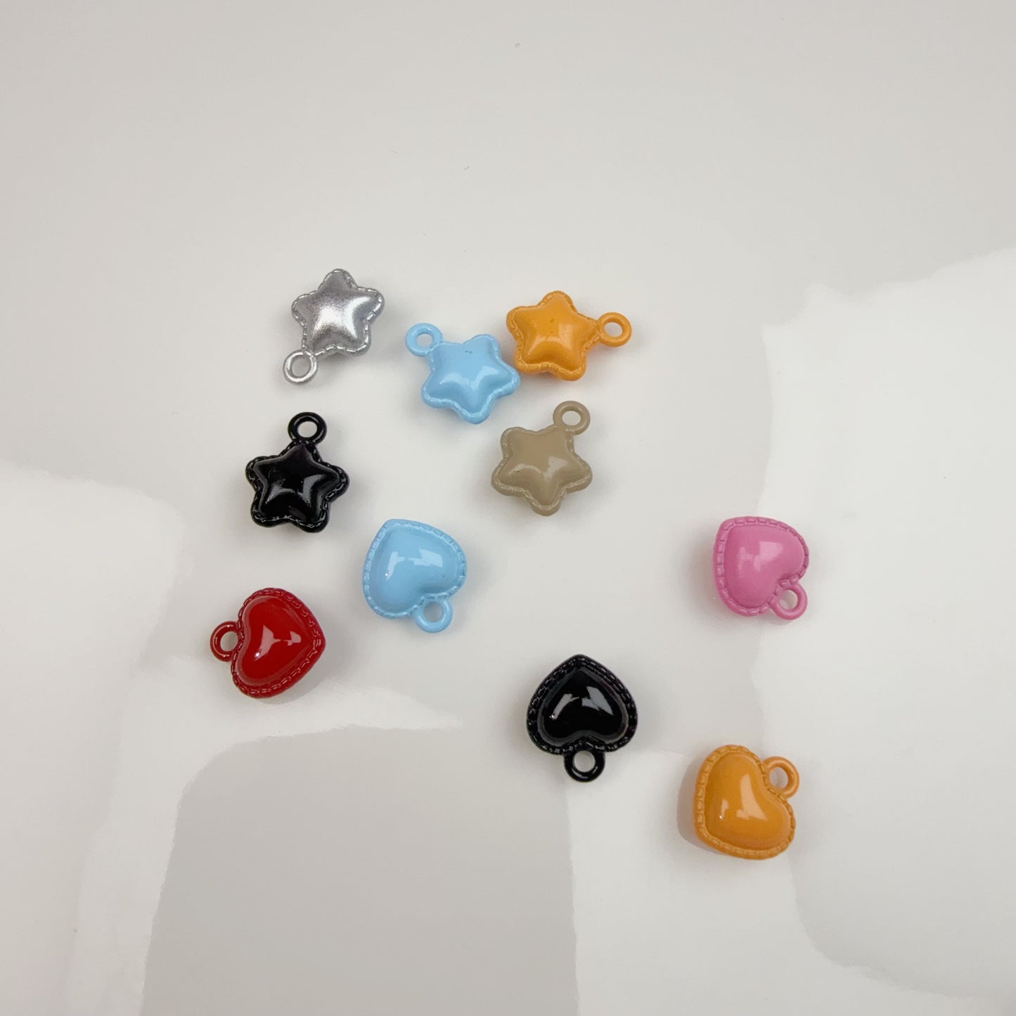 0 0今日新作 合金 かんつきハート＆星 (0301)