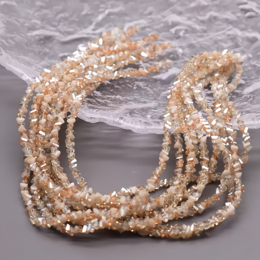 0 0今日新作 3MMパステル三角形カットー4ミリ(0107)