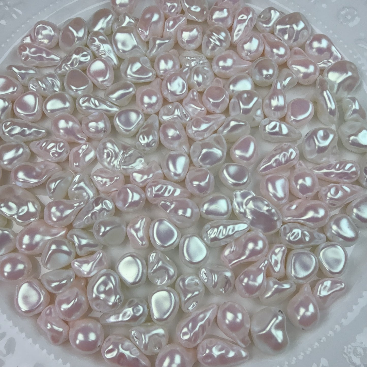 0 0今日新作 パールバロックー白ピンク(0729)