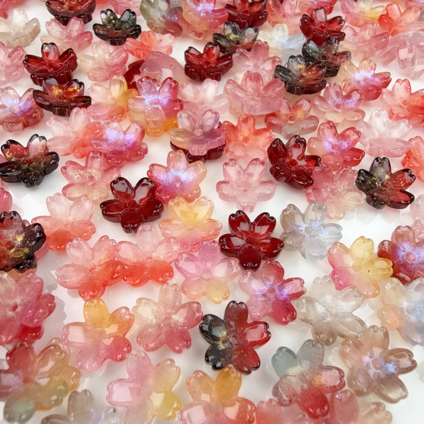 0 0今日新色 混ぜガラス桜(0826)