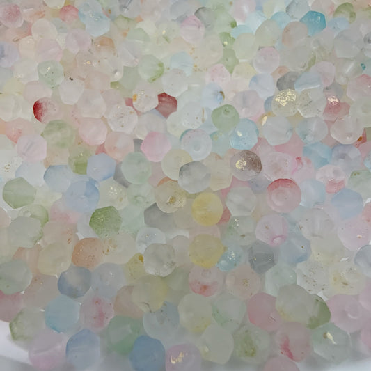 0 0今日新作 マットカラー菱形カット (0729)