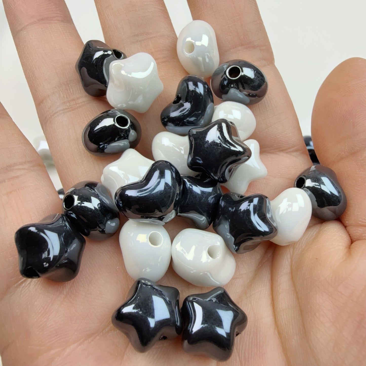 0 0今日新作 ツヤツヤ星＆ハート混ぜ(0224)