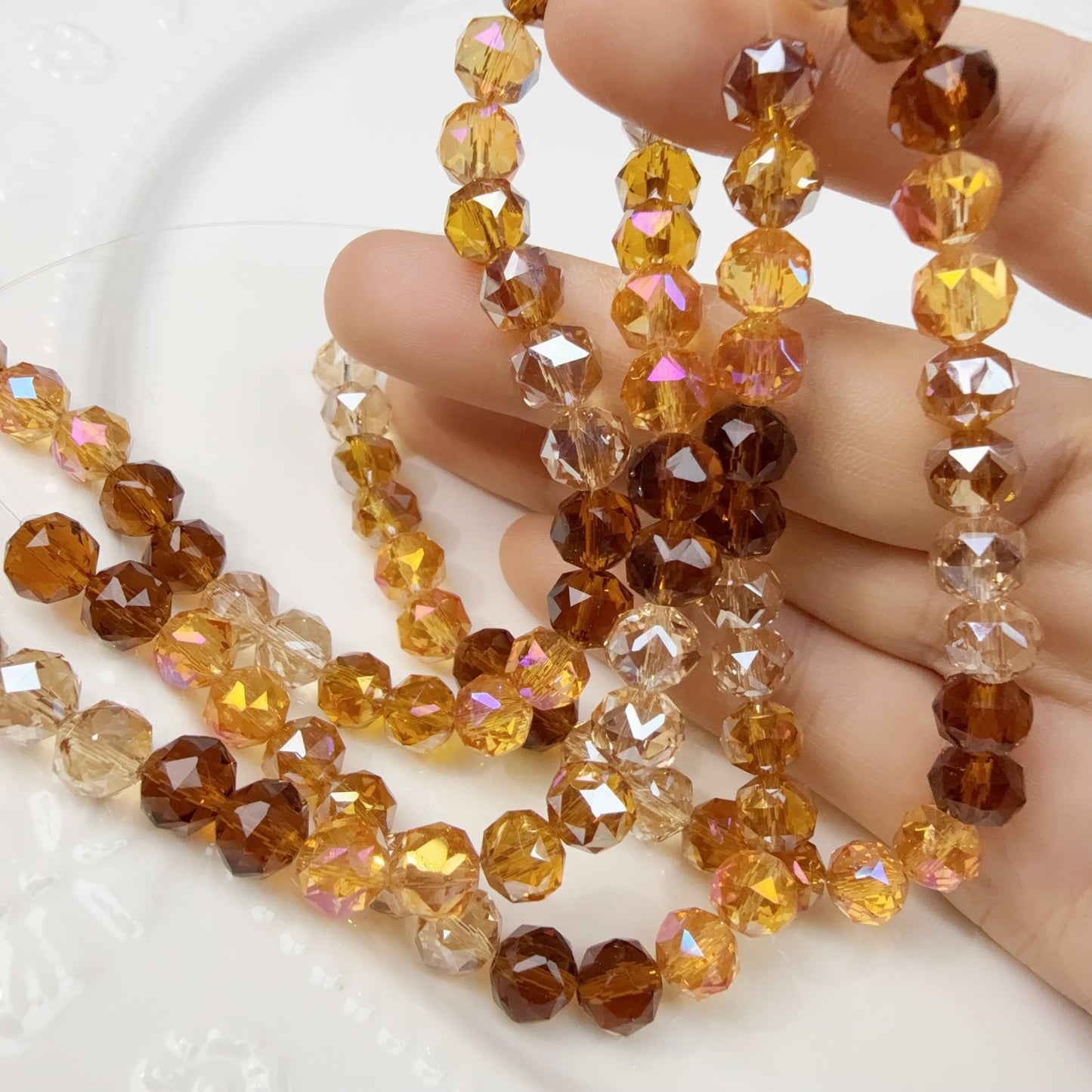 0 0今日新作 花ボールーカラー8ミリシリーズ(0102)