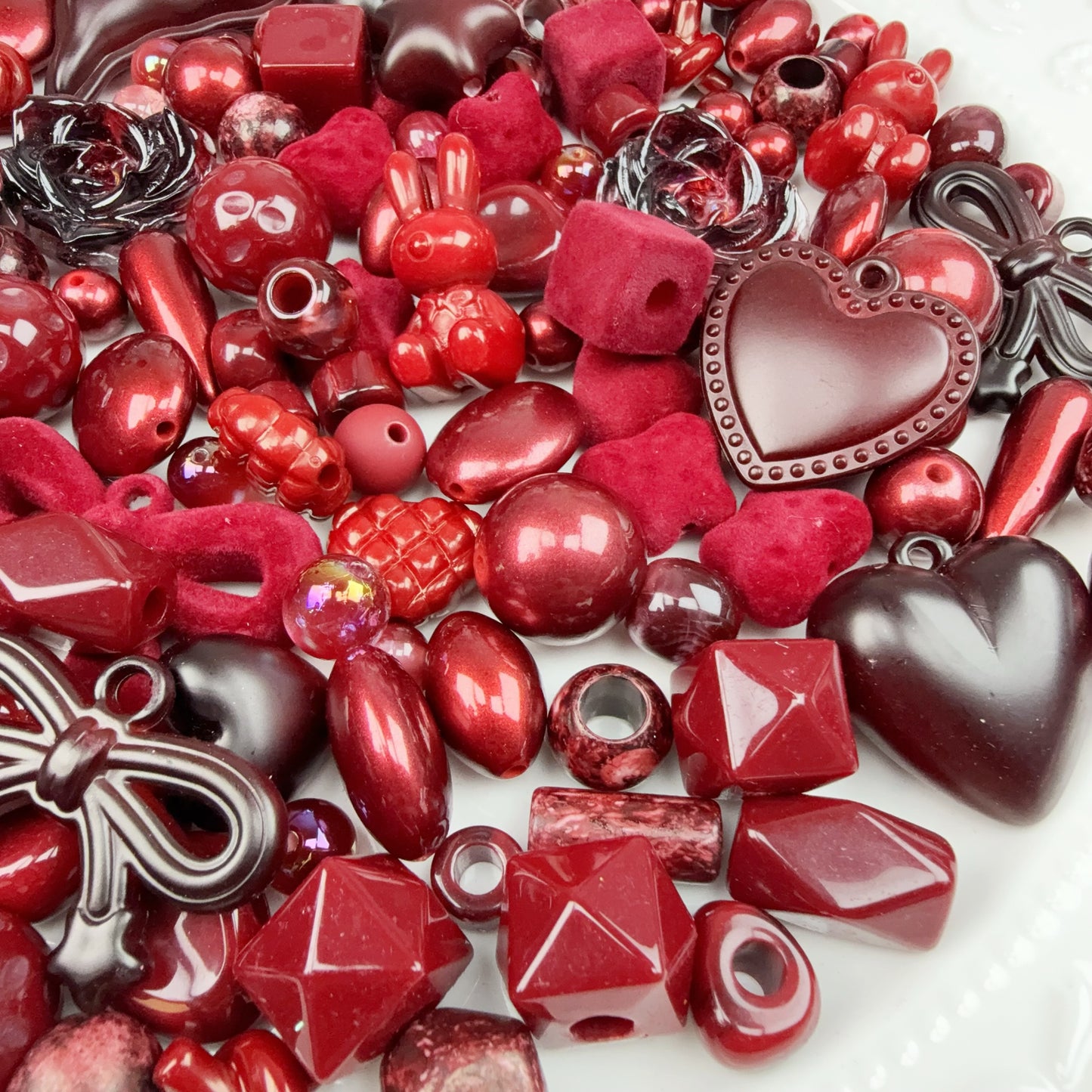 0 0今日新作 赤薔薇 アクリル混ぜ(1225)