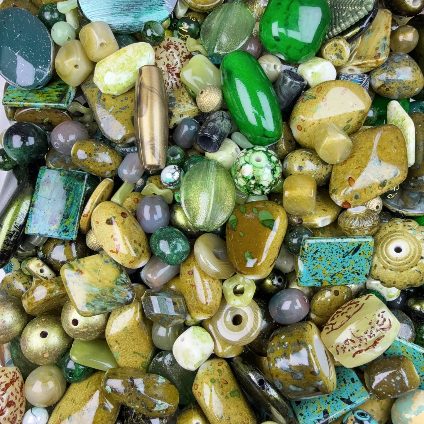 0 0今日新作 原始林-3 アクリル混ぜ(0719)