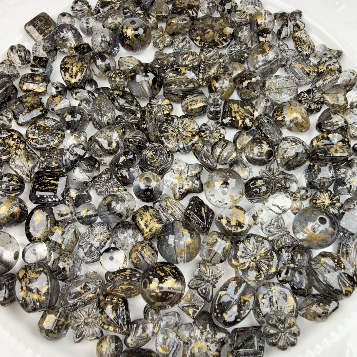 0 0今日新作 超クリアアクリル混ぜ -金撒き(0820)