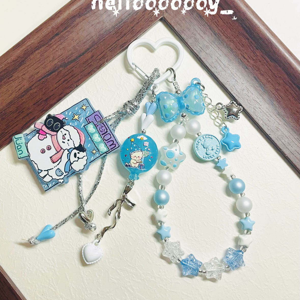 0 0今日新作 合金 かんつきハート＆星 (0301)