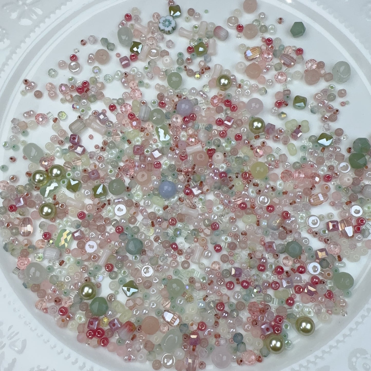 5-S 緑ラズベリー チビビーズ混ぜ(0207)