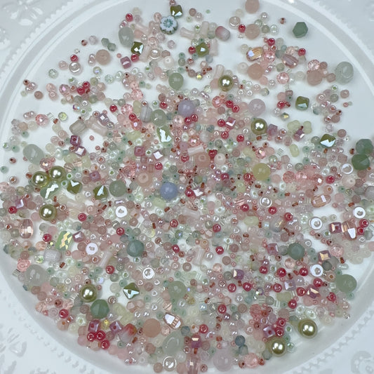 5-S 緑ラズベリー チビビーズ混ぜ(0207)