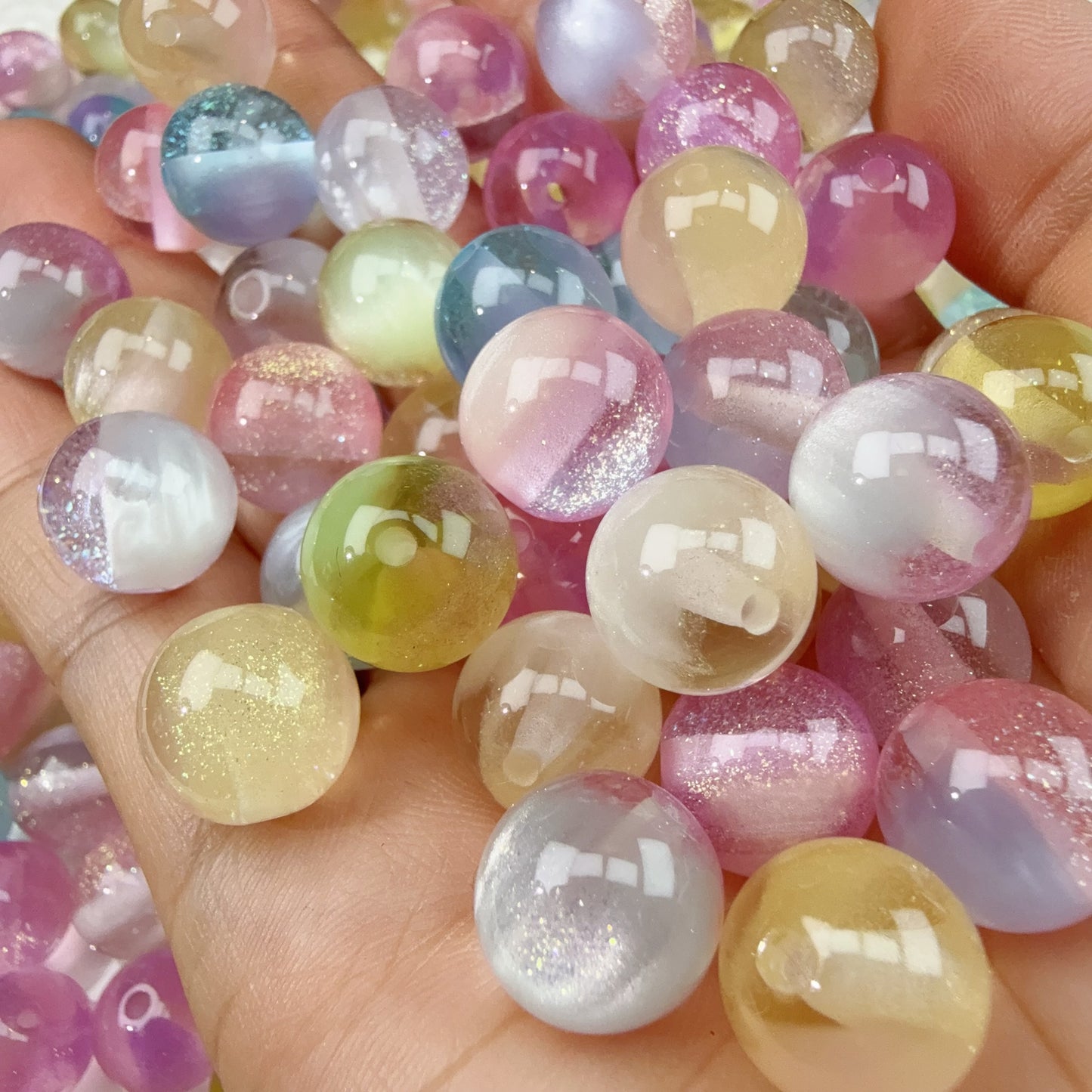 0 0今日新作 12ミリ満天星  色チェンジ 樹脂(1106)