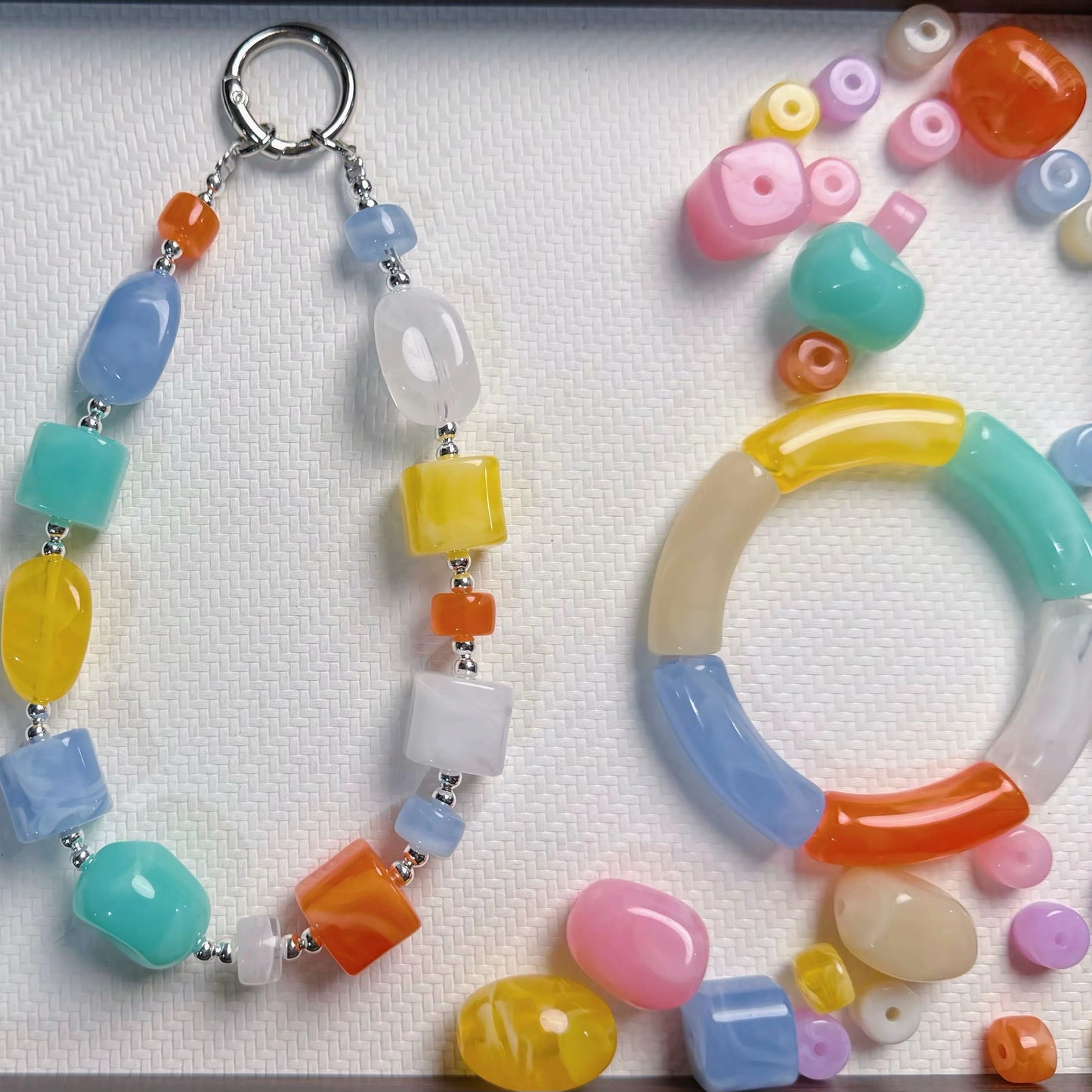 0 0今日新作 カラーマーブル アクリル混ぜ(0101)