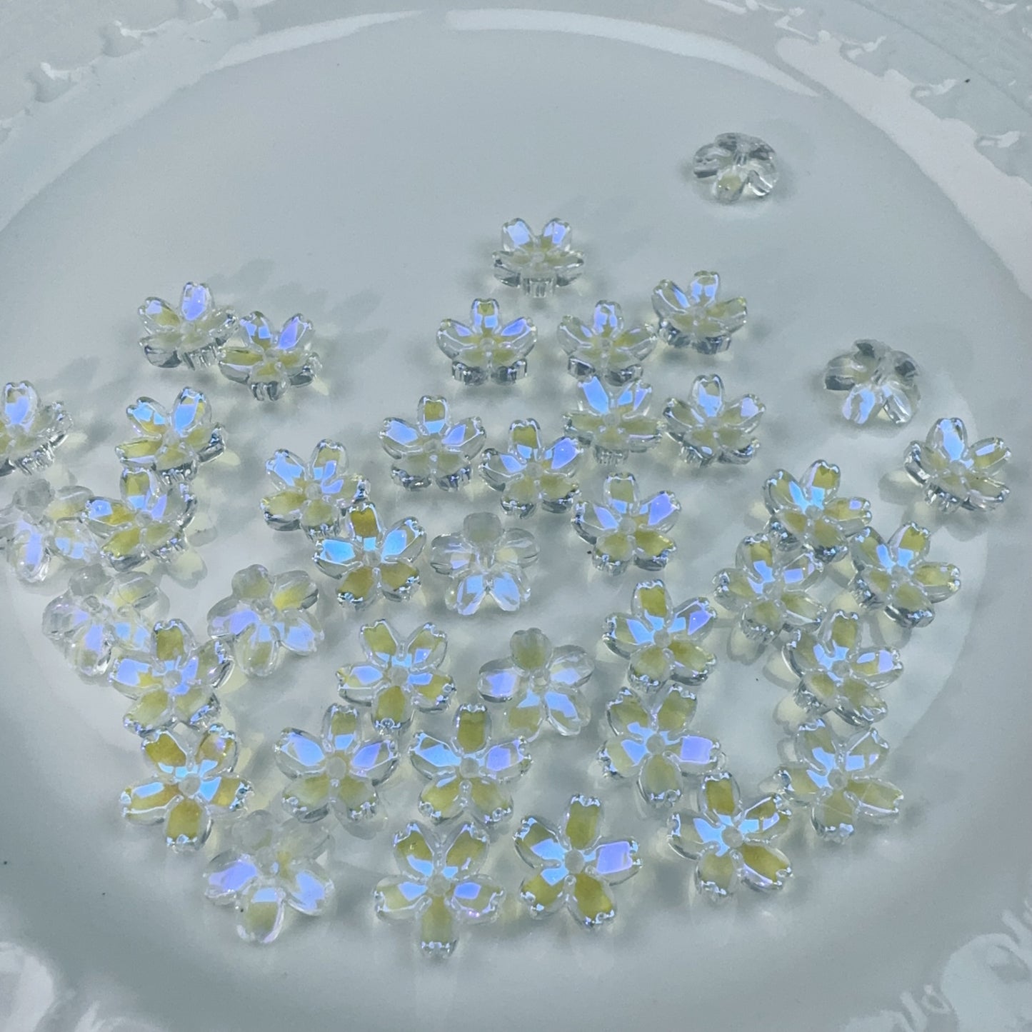 3-G 水墨桜 ガラスパーツ(0125)