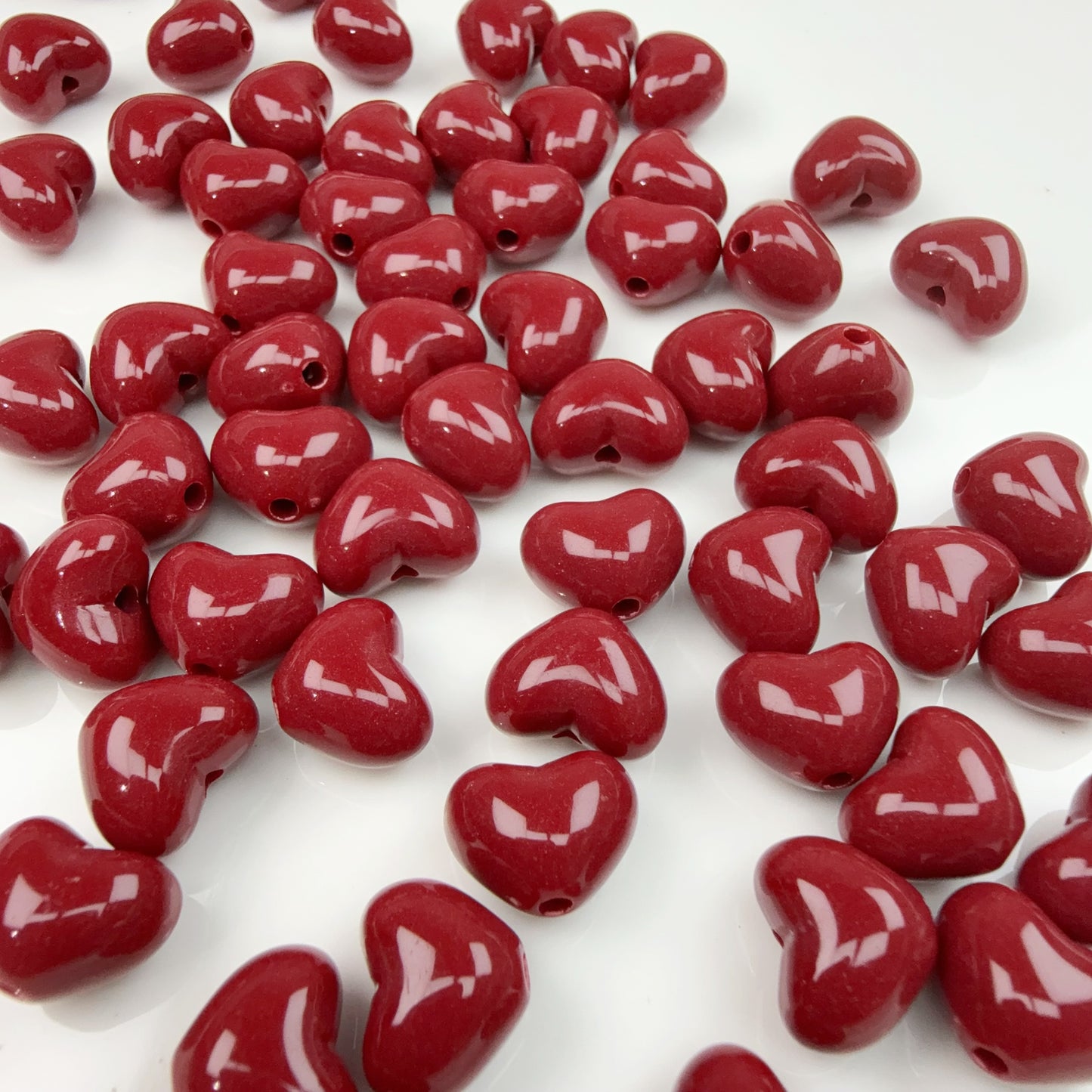 0 0今日新作 赤ハート アクリル(0904)