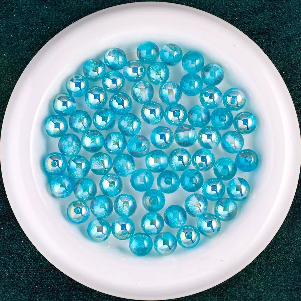 0 00库存处分 深海秘境 冷月樹脂ビーズ  16mm  20個 DY（0711）