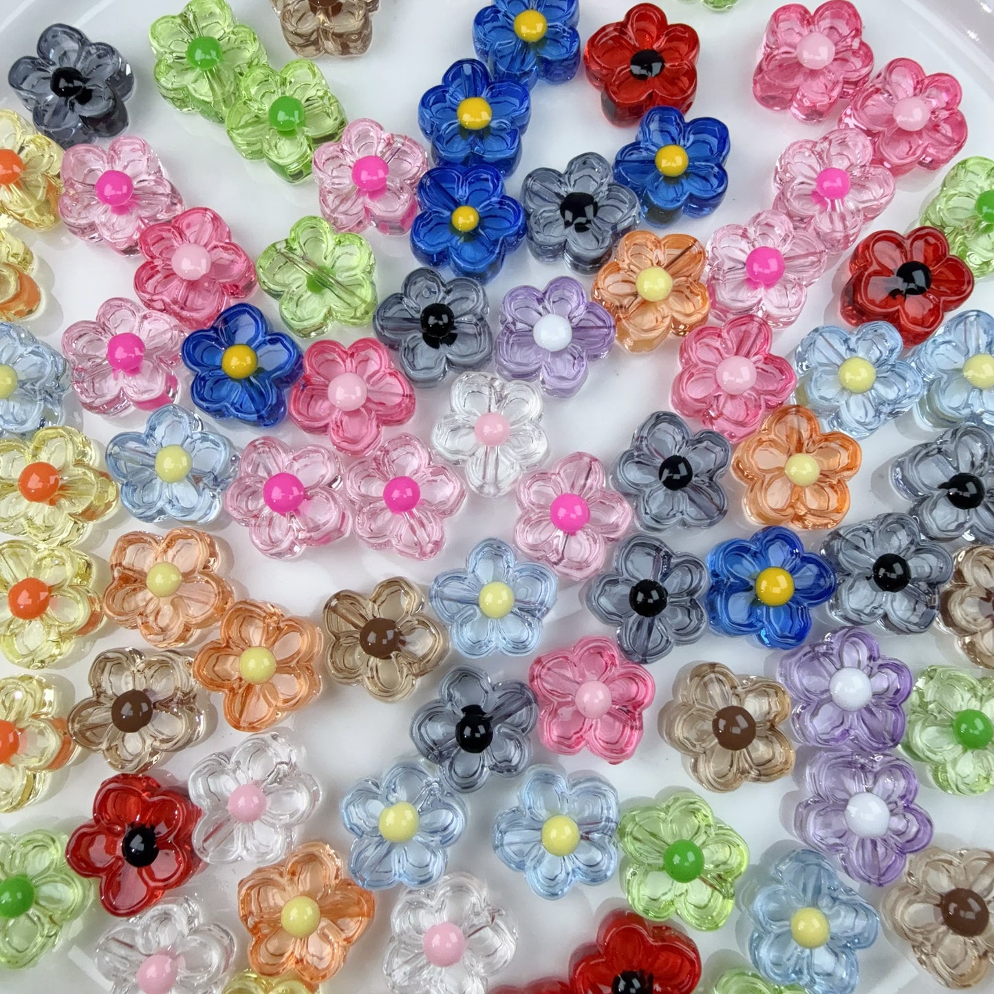 0 0今日新作 クリアお花（0820）