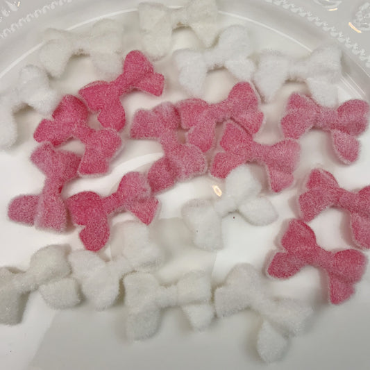 0 0今日新作 もふもふ暖色リボン (1028)