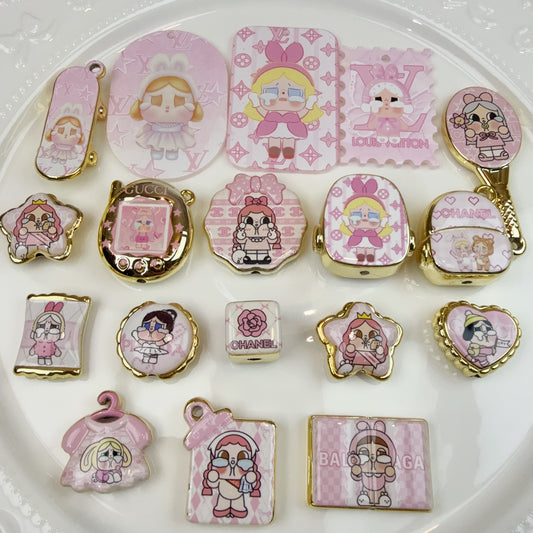 0 0今日新作 crybaby 金ベース アクリル混ぜ(1118)