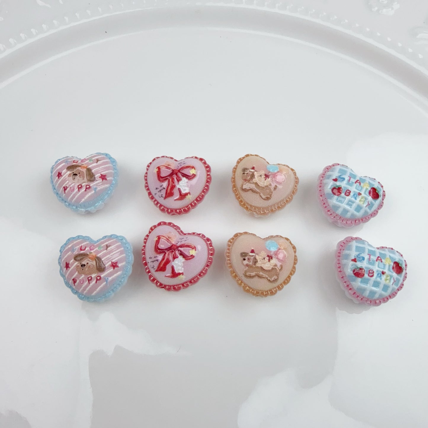 0 0今日新作 ワンコハート(0226)