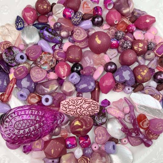 0 0今日新作 薔薇紫 アクリル混ぜ(0803)