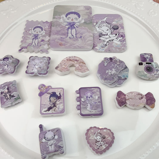 0 0今日新作 紫の韻-SP 浮彫 アクリル混ぜ(1027)