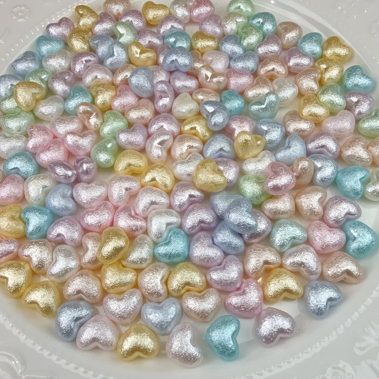 0 0今日新作 コットンハート アクリル混ぜ(1106)