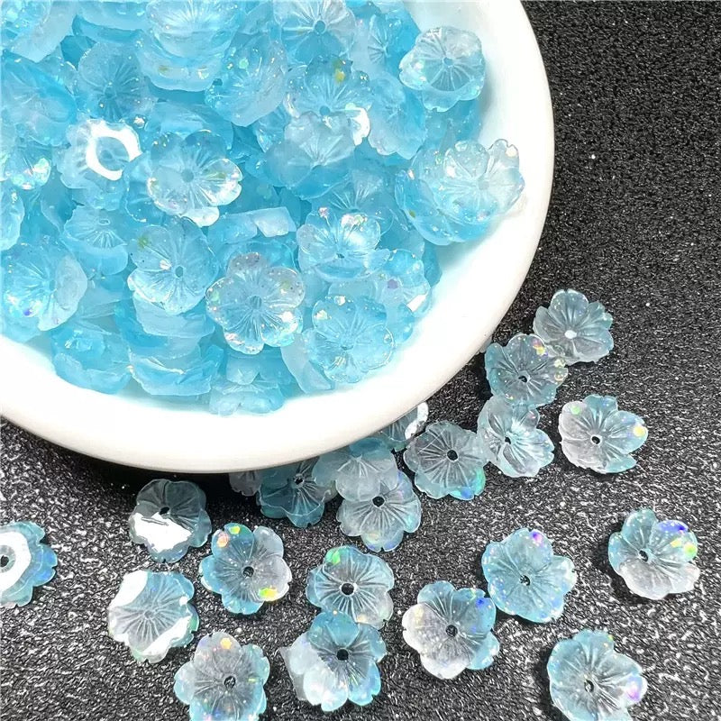 0 0今日新作 9mm 立体小花 夜光（1203）