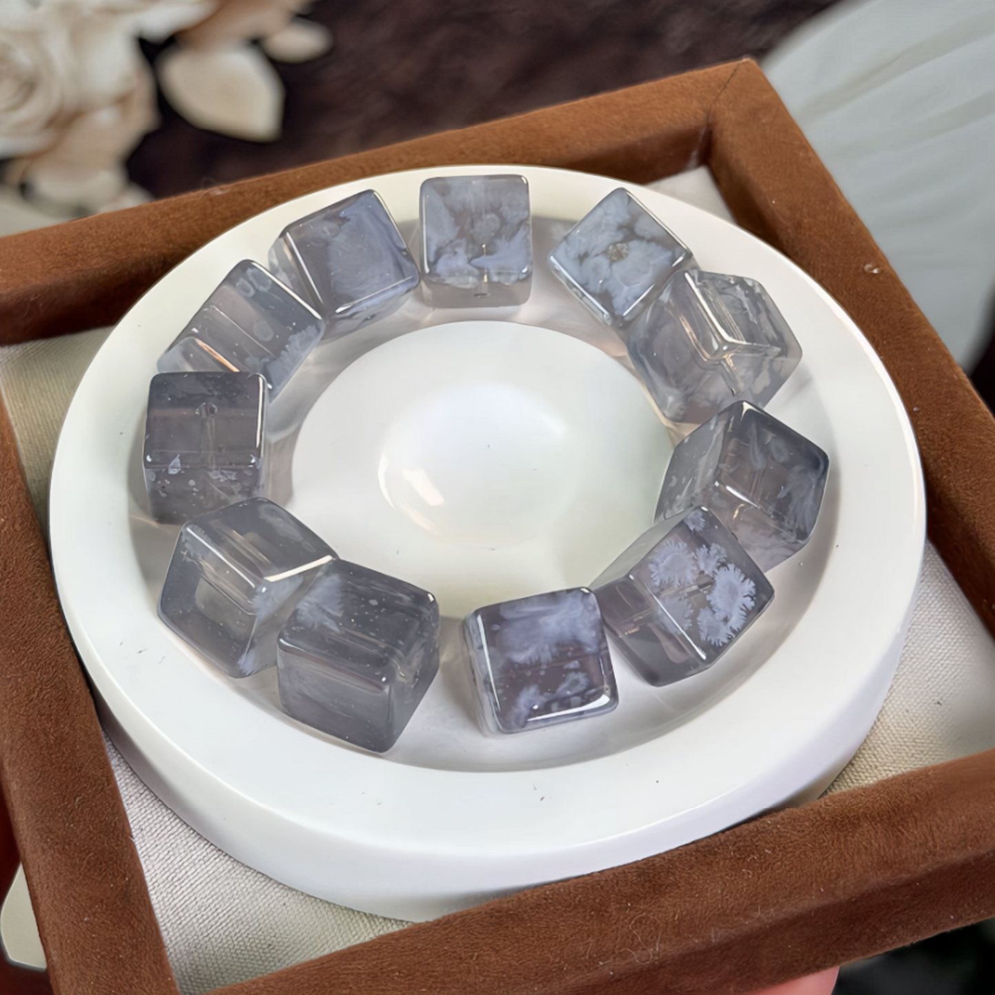 0 0今日新作 ゼリー ガラスキューブ (0124)