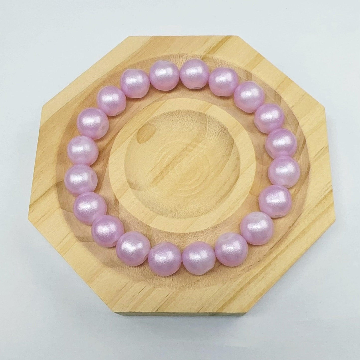 A100 Color Pearl - 10mm (Pink Purple Light Blue Mix)