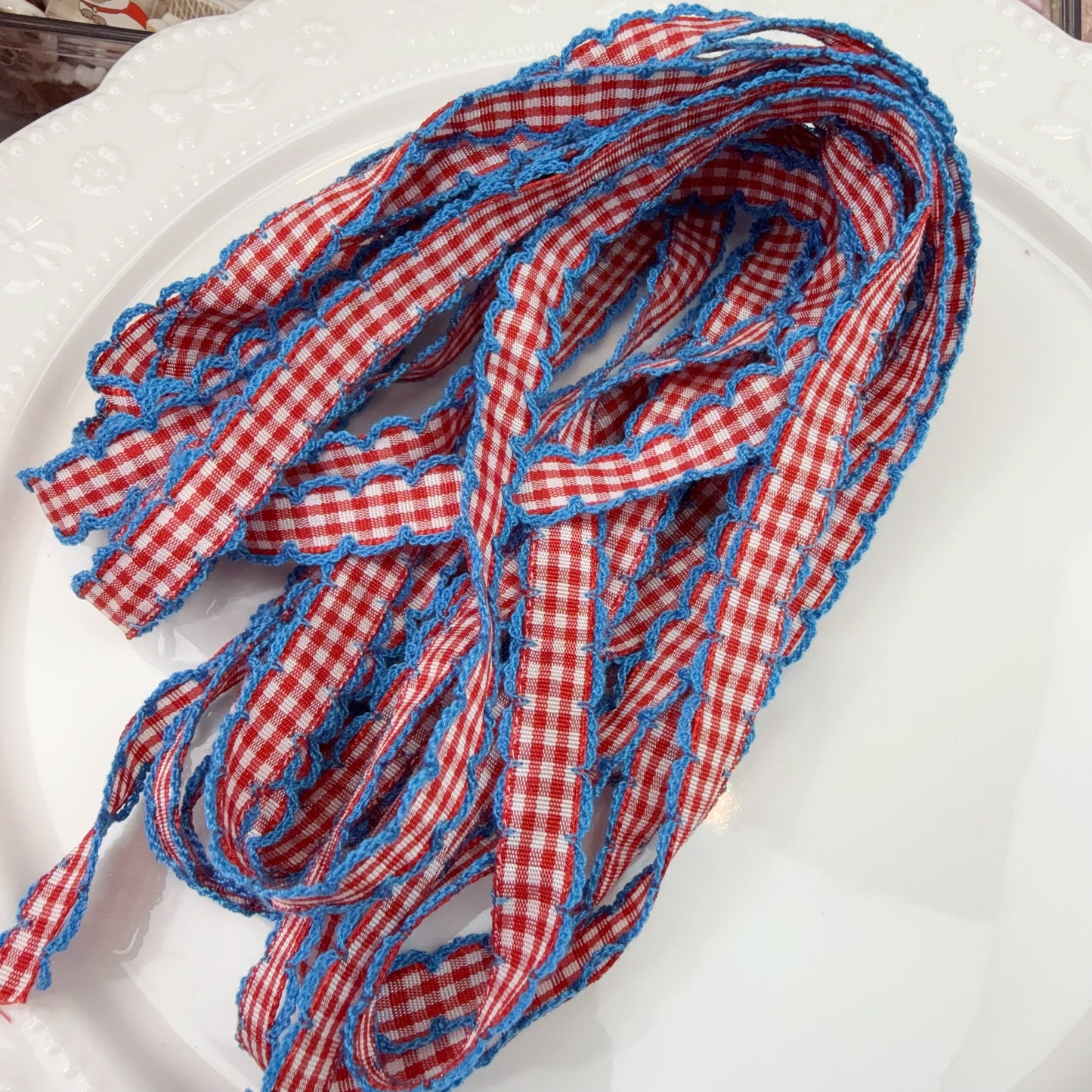 0 0今日新作 リボンー狭いチェック（1112）