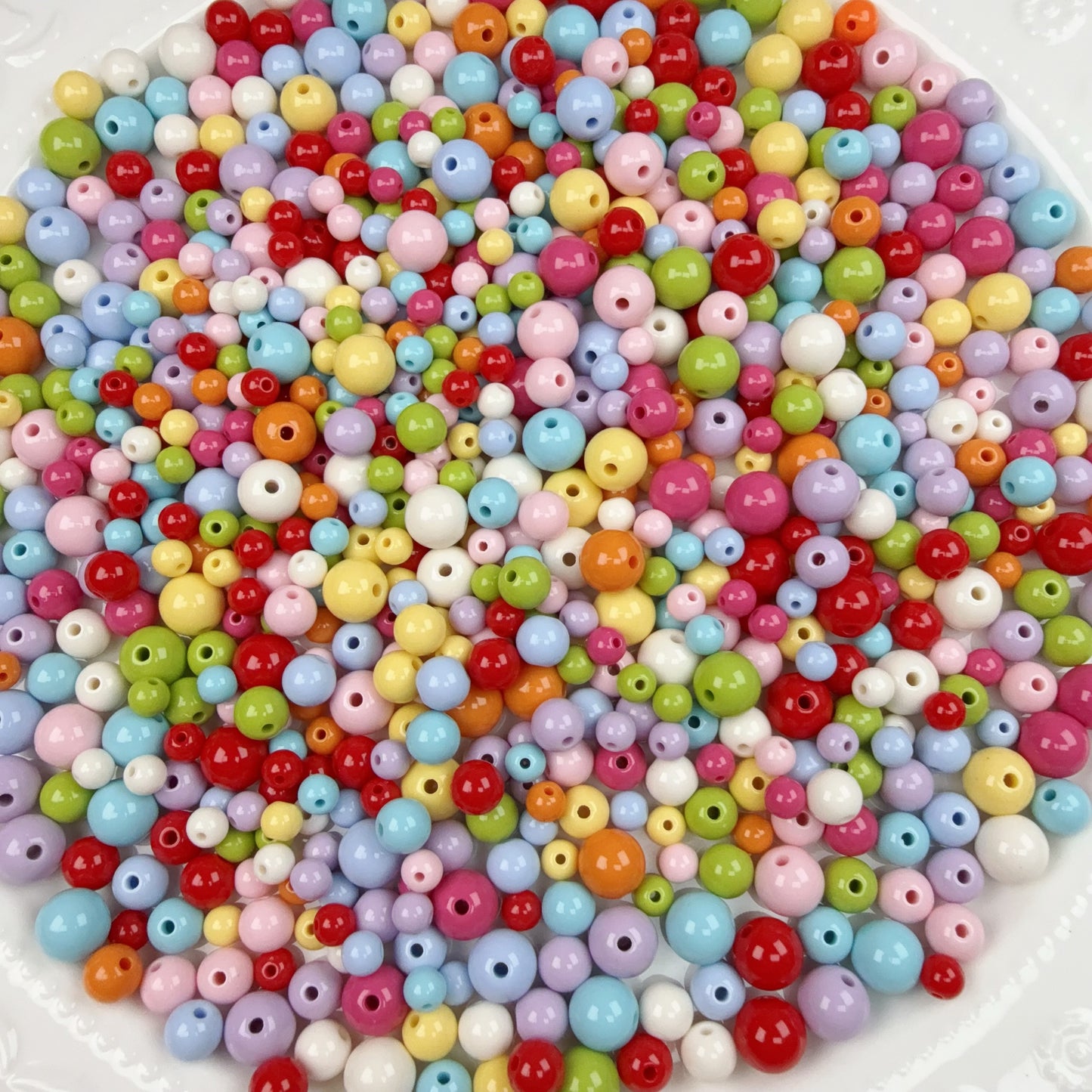 0 0今日新作 原色ラウンド  アクリル(0812)