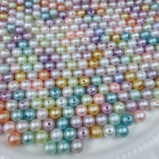 0 0今日新作 コットンガラスパール混ぜ(0206)