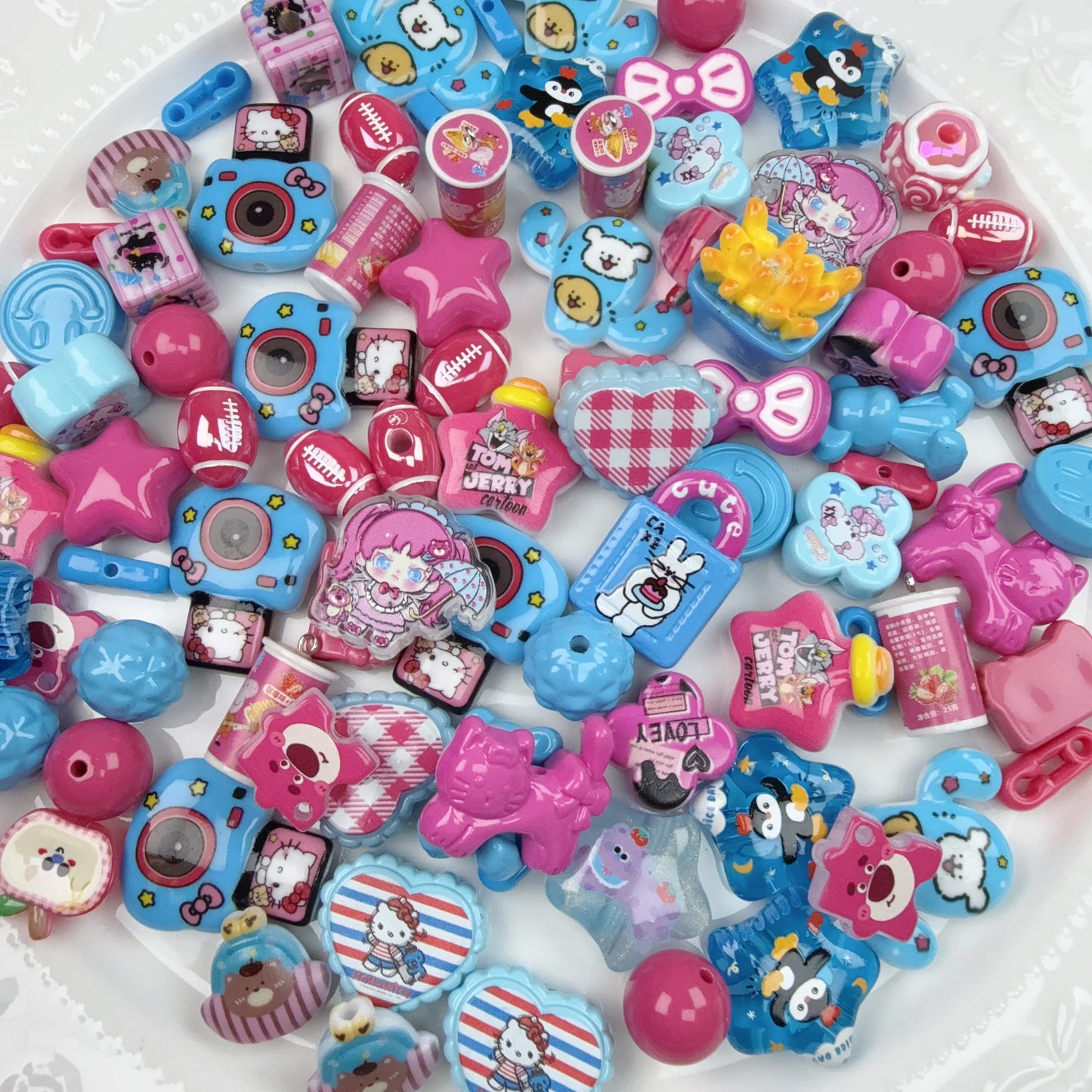 0 0今日新作 ラズベリー アクリル混ぜ(0921)